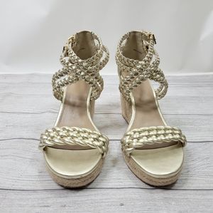 Tory Burch Espadrille Platform Wedge Sandals